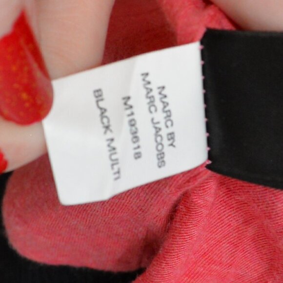 Marc Jacobs Black Quilted Zip Jacket Sz M - Picture 9 of 9